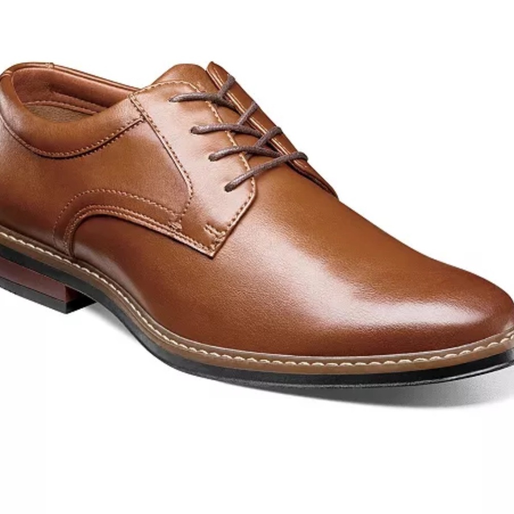 Nunn Bush Carmelo Tan Leather Oxfords